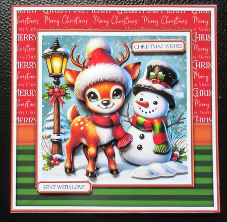 The reindeer and the snowman by Davina Rundle