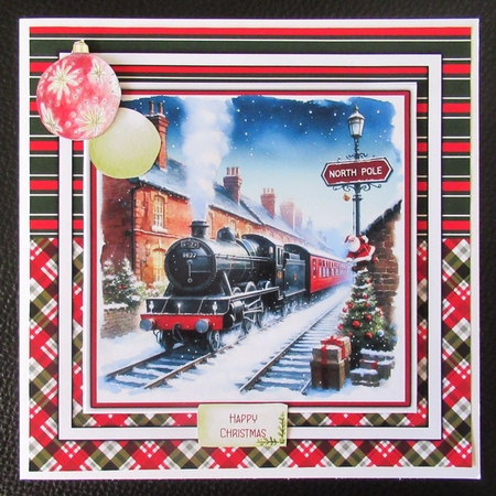 British Steam Trains at Christmas by Davina Rundle