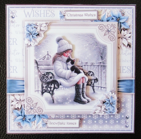 The Christmas Kitten (Little Girl) by Davina Rundle