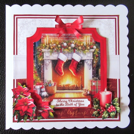 CHRISTMAS FIREPLACE by Davina Rundle
