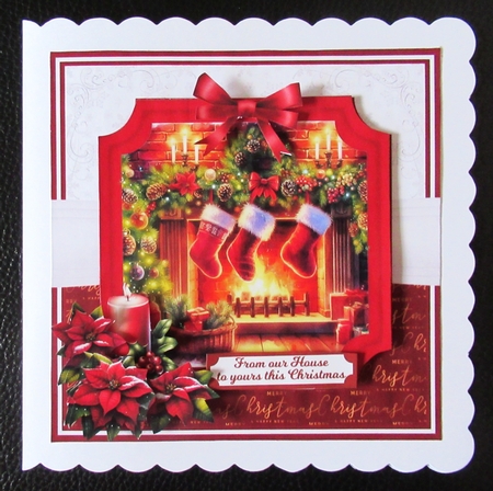 CHRISTMAS FIREPLACE by Davina Rundle