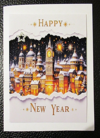Happy New Year Card 07 by Davina Rundle