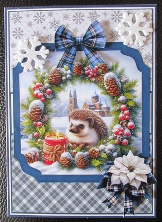 WOODLAND ANIMALS WITH CHURCH by Davina Rundle
