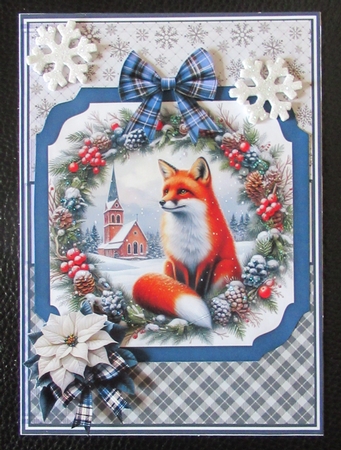 WOODLAND ANIMALS WITH CHURCH by Davina Rundle