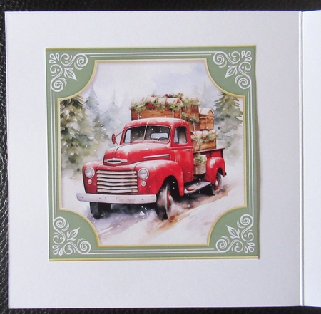 Christmas Red Truck by Davina Rundle