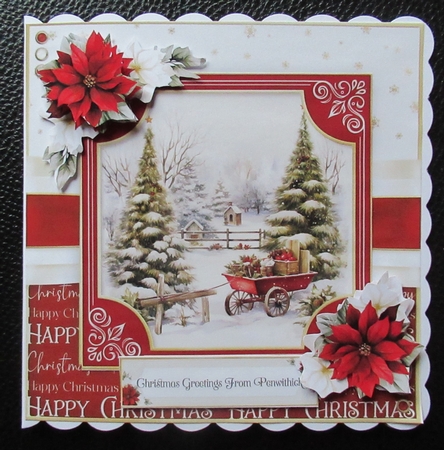 Vintage Christmas Garden by Davina Rundle