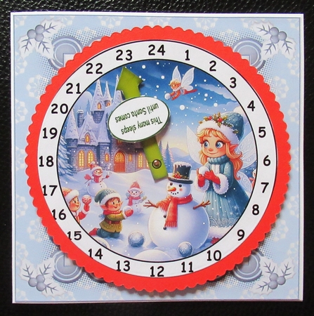 advent clock countdown princess 4 by Davina Rundle