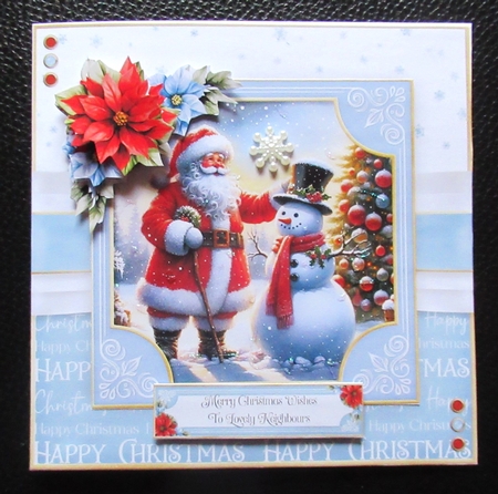Santa and Snowman by Davina Rundle