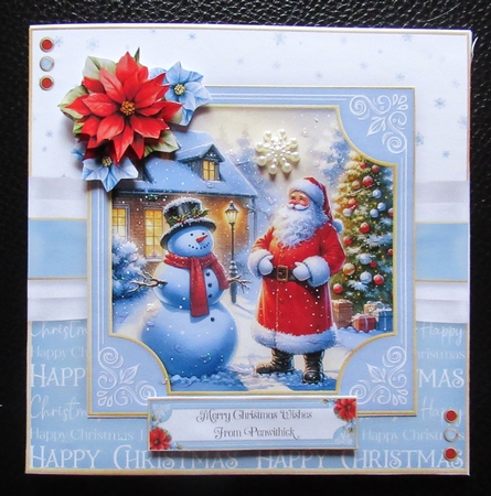Santa and Snowman by Davina Rundle