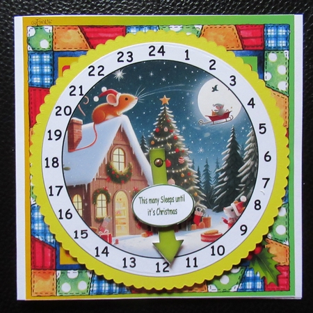 advent clock night before christmas by Davina Rundle