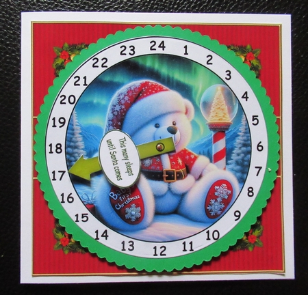 babys first advent clock 1 by Davina Rundle
