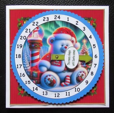 babys first advent clock 2 by Davina Rundle