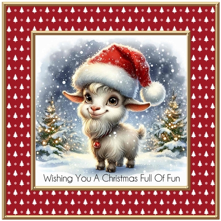 Festive Goats by Davina Rundle