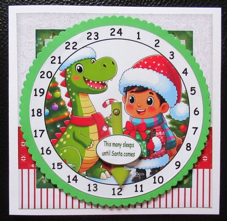 advent clock dinosaurs 3 by Davina Rundle