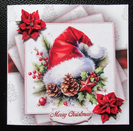 Santa Hat Mini Kit 7X7 by Davina Rundle