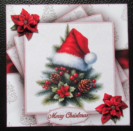 Santa Hat Mini Kit 7X7 by Davina Rundle