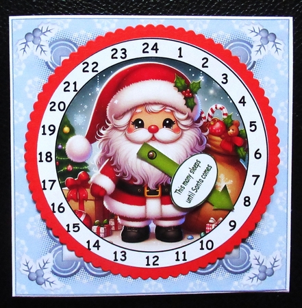 new advent clock christmas santa cute 2 by Davina Rundle