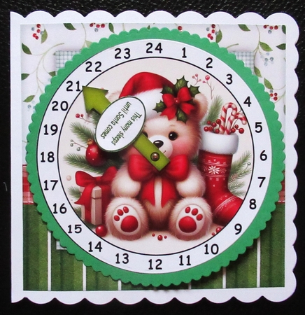 new advent clock christmas beary nice by Davina Rundle