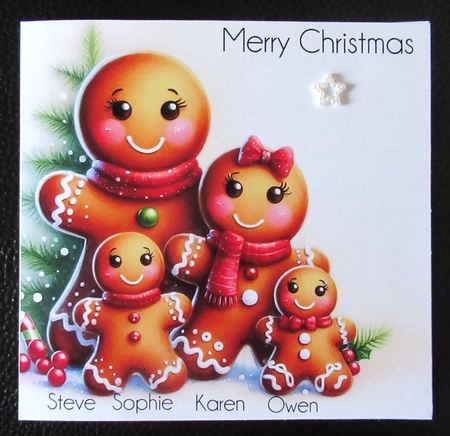 CUSTOMER REQUEST Christmas Gingerbread by Davina Rundle