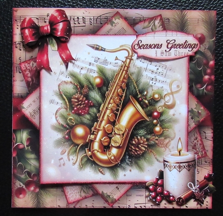 Christmas Music Mini Kit 7X7 by Davina Rundle