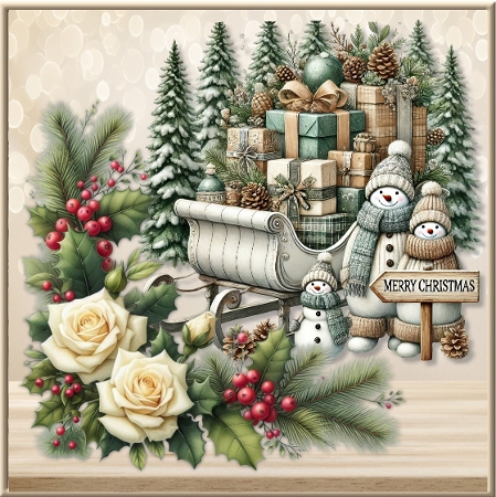 Rustic Christmas Mini Kit by Davina Rundle