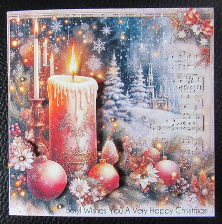 Festive Candles  by Davina Rundle