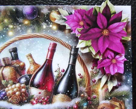 Berry Poinsettia Vignette by Davina Rundle