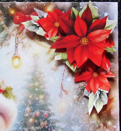 Burnt Orange Poinsettia Vignette by Davina Rundle