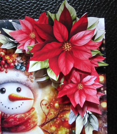 Red Poinsettia Vignette by Davina Rundle