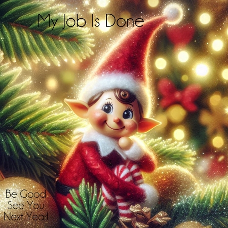 Naughty elf by Davina Rundle