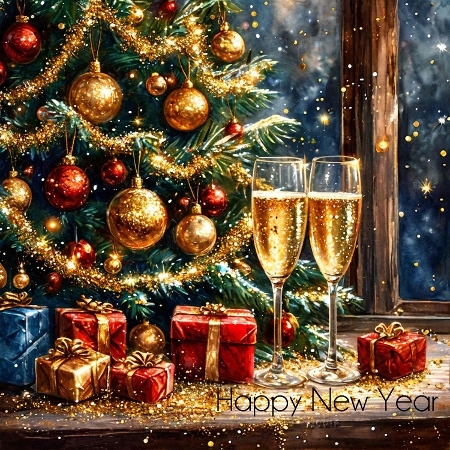 Cheers To Christmas by Davina Rundle