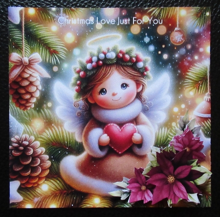Joyous Christmas angel by Davina Rundle