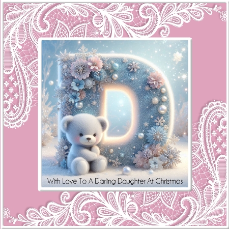 A-Z Christmas Initials (Teddy) by Davina Rundle