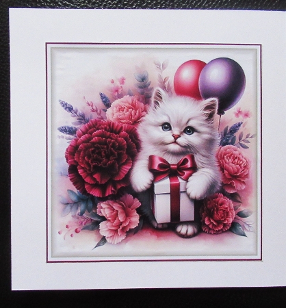Birthday Kitten Mini Page Kit by Davina Rundle