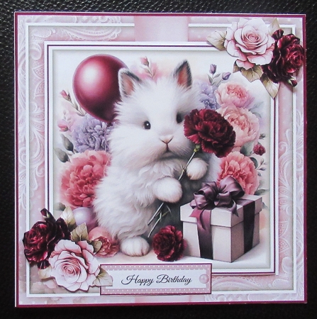 Cute Birthday Bunny Mini Page Kit by Davina Rundle