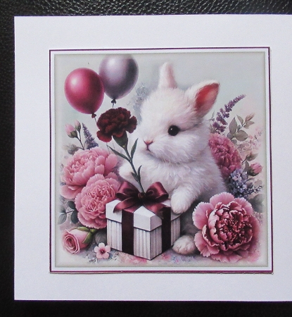 Cute Birthday Bunny Mini Page Kit by Davina Rundle