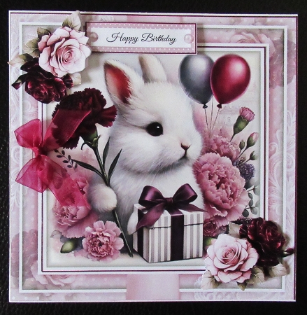 Cute Birthday Bunny Mini Page Kit by Davina Rundle