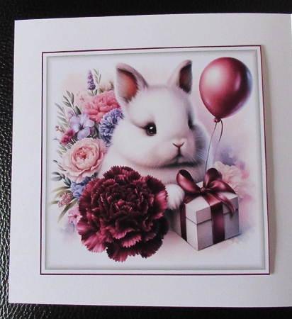 Cute Birthday Bunny Mini Page Kit by Davina Rundle
