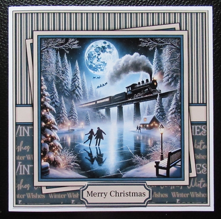 Skating through a winter wonderland, 12 sheet mini kit pack by Davina Rundle