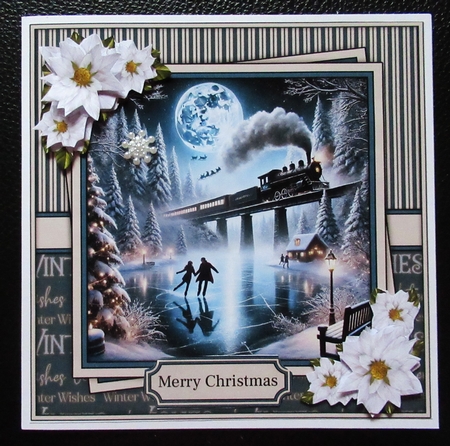 Skating through a winter wonderland, 12 sheet mini kit pack by Davina Rundle