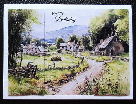 Country Scene Side Stacker #2 by Davina Rundle