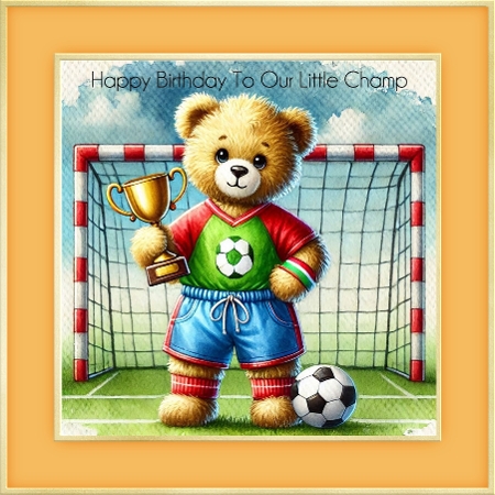 Football Ted by Davina Rundle