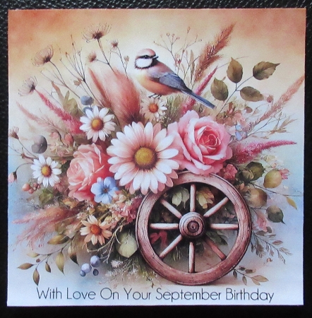 Rustic Flower Wheel by Davina Rundle