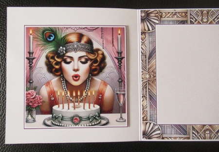 Art Deco Birthday Ladies by Davina Rundle