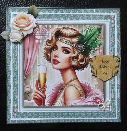 Champagne Art Deco Ladies by Davina Rundle