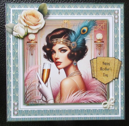 Champagne Art Deco Ladies by Davina Rundle