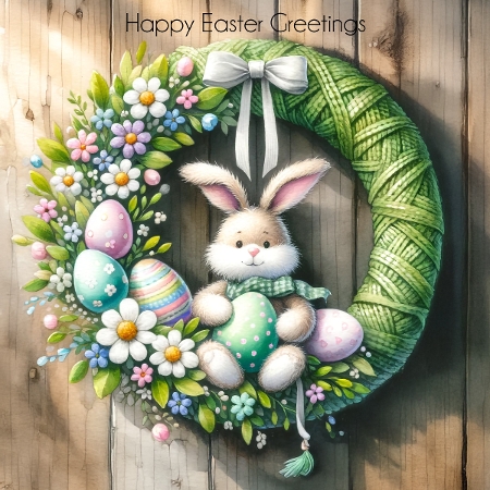Easter wreath by Davina Rundle