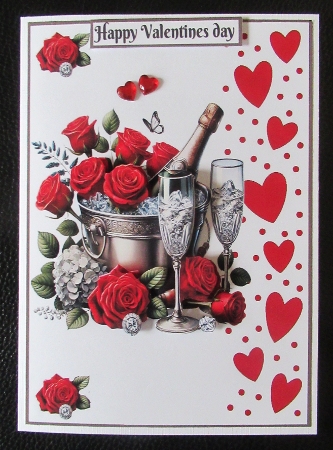 \red rose occasions A5 by Davina Rundle