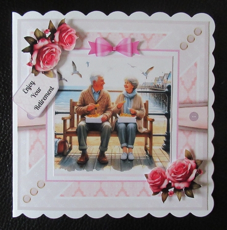 Eating Chips at the Seaside by Davina Rundle