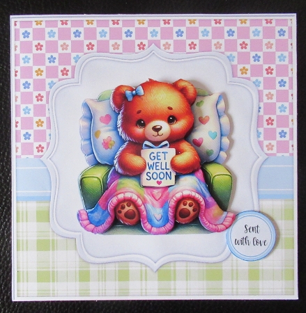 Get Well Teddy Bear by Davina Rundle